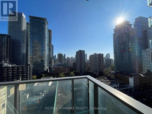 1408 - 75 St Nicholas Street, Toronto, ON - Outdoor With Balcony