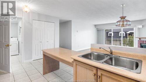 1995 Normandy Street Unit# 306, Lasalle, ON - Indoor Photo Showing Kitchen With Double Sink