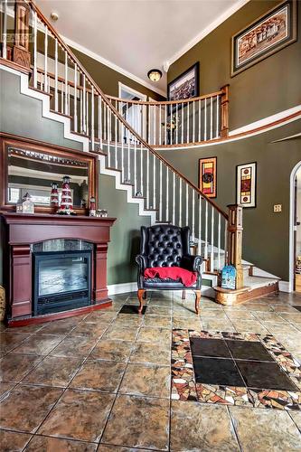 2 Hayes Avenue, Paradise, NL - Indoor Photo Showing Other Room With Fireplace