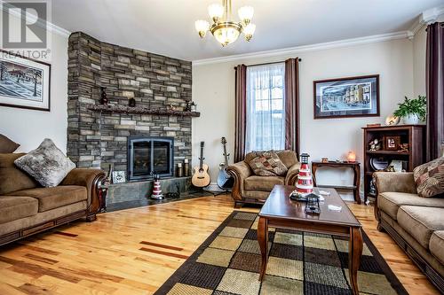 2 Hayes Avenue, Paradise, NL - Indoor Photo Showing Living Room With Fireplace