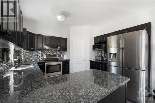 412 June Court, Ottawa, ON - Indoor Photo Showing Kitchen With Stainless Steel Kitchen With Double Sink With Upgraded Kitchen