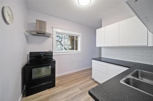 239 Rosser Avenue, Selkirk, MB - Indoor Photo Showing Kitchen With Double Sink