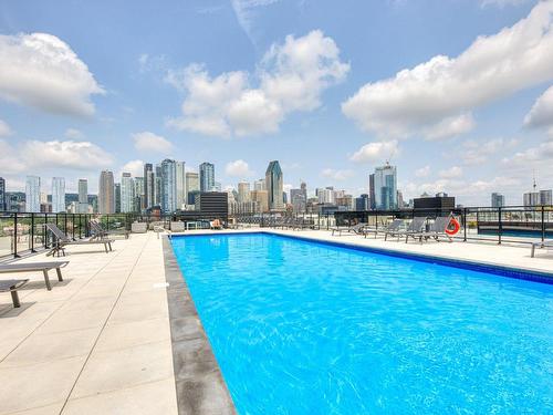 Piscine - 823B-1400 Rue Ottawa, Montréal (Le Sud-Ouest), QC - Outdoor With In Ground Pool With View