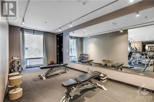 428 Sparks Street Unit#1204, Ottawa, ON - Indoor Photo Showing Gym Room