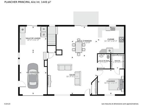 Plan (croquis) - 447 Rue Notre-Dame, Saint-Sulpice, QC - Other