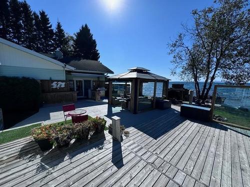 518 Fishermans Point Road, Shuniah, ON - Outdoor With Deck Patio Veranda