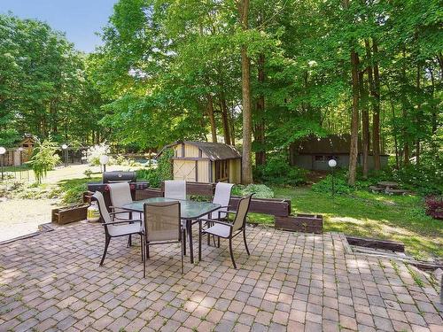 Backyard - 385 2E Avenue, Crabtree, QC - Outdoor With Deck Patio Veranda