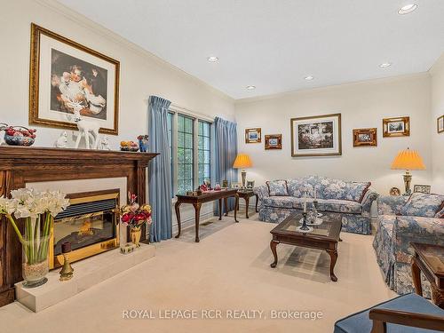 11 Hidden Forest Dr, Whitchurch-Stouffville, ON - Indoor Photo Showing Living Room With Fireplace