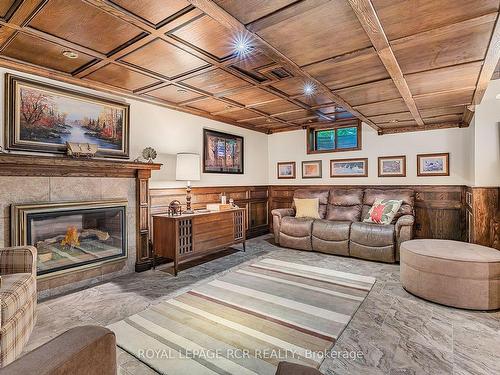 11 Hidden Forest Dr, Whitchurch-Stouffville, ON - Indoor Photo Showing Living Room With Fireplace