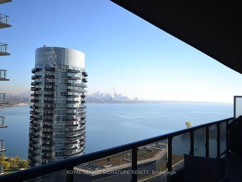 2708-56 Annie Craig Dr, Toronto, ON - Outdoor With Body Of Water With Balcony With View