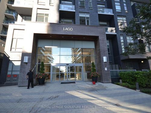 2708-56 Annie Craig Dr, Toronto, ON - Outdoor With Balcony With Facade