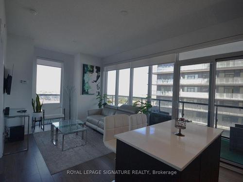 2708-56 Annie Craig Dr, Toronto, ON - Indoor Photo Showing Living Room