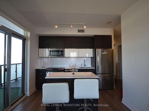 2708-56 Annie Craig Dr, Toronto, ON - Indoor Photo Showing Kitchen With Stainless Steel Kitchen