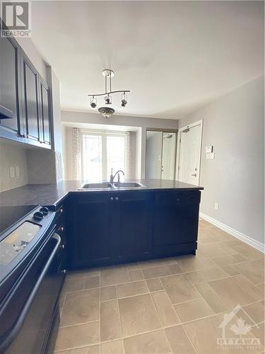 419 Chapman Mills Drive Unit#A, Ottawa, ON - Indoor Photo Showing Kitchen With Double Sink