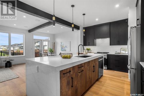 219 Aniskotaw Manor, Saskatoon, SK - Indoor Photo Showing Kitchen With Upgraded Kitchen