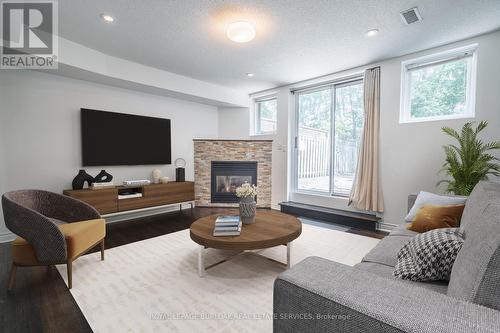 5 I Brussels Street, Toronto, ON - Indoor Photo Showing Living Room With Fireplace