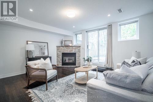 5I Brussels Street, Toronto, ON - Indoor Photo Showing Living Room With Fireplace