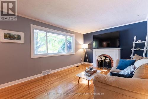 14 Cornish Street, London, ON - Indoor Photo Showing Living Room With Fireplace