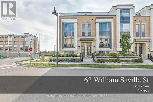 62 William Saville Street, Markham, ON -  With Facade