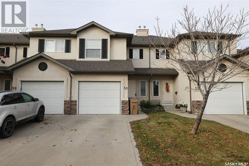 58 3101 Tregarva Drive E, Regina, SK - Outdoor With Facade