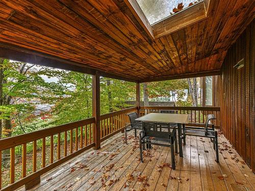 Balcon - 8 Rue Des Ardoises, Sainte-Agathe-Des-Monts, QC - Outdoor With Deck Patio Veranda With Exterior