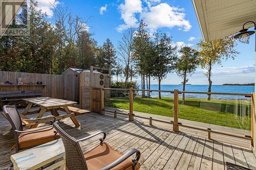 18 Bartley Lane, South Bruce Peninsula, ON - Outdoor With Body Of Water With Deck Patio Veranda