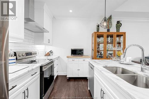 445 Brunmar Crescent, Lakeshore, ON - Indoor Photo Showing Kitchen With Double Sink With Upgraded Kitchen