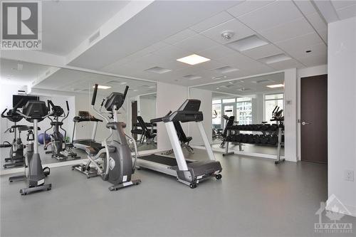 199 Slater Street Unit#1503, Ottawa, ON - Indoor Photo Showing Gym Room