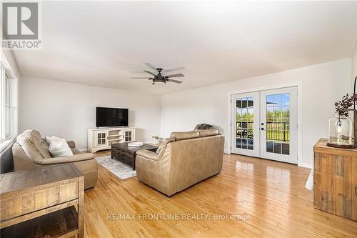 126 Code Road, Drummond/North Elmsley, ON - Indoor Photo Showing Living Room With Fireplace