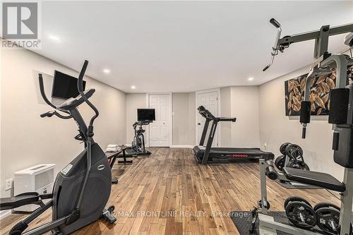 126 Code Road, Drummond/North Elmsley, ON - Indoor Photo Showing Gym Room