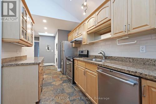 36 Meadow Avenue, Toronto, ON - Indoor Photo Showing Kitchen With Double Sink