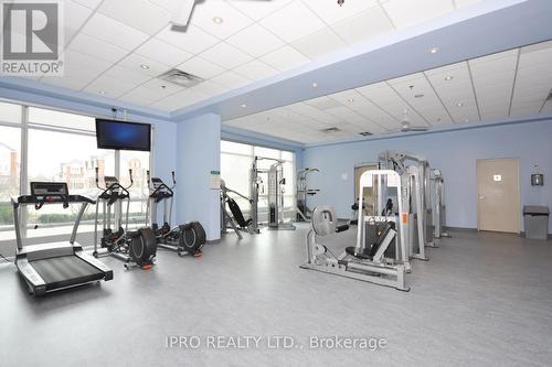 1805 - 215 Queen Street E, Brampton, ON - Indoor Photo Showing Gym Room