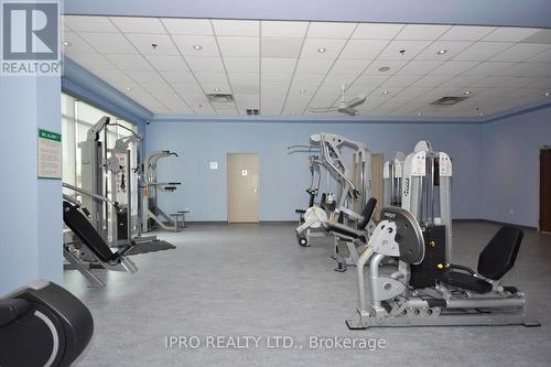 1805 - 215 Queen Street E, Brampton, ON - Indoor Photo Showing Gym Room