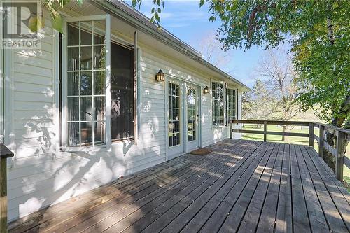 Main house deck - 538 Clear Lake Road, Elgin, ON - Outdoor With Deck Patio Veranda With Exterior