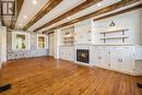 Living room with fireplace and build-ins - 538 Clear Lake Road, Elgin, ON  - Indoor With Fireplace 