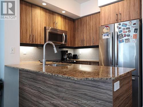 1718 - 75 East Liberty Street, Toronto, ON - Indoor Photo Showing Kitchen With Stainless Steel Kitchen With Upgraded Kitchen