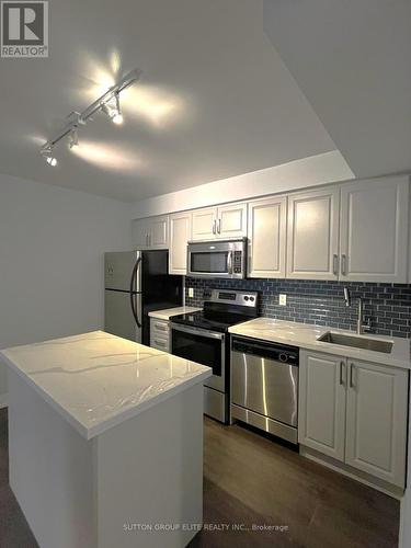 1205 - 21 Carlton Street, Toronto, ON - Indoor Photo Showing Kitchen With Stainless Steel Kitchen