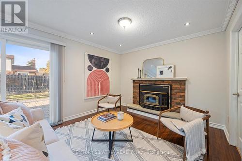 6 Pipers Green Avenue, Toronto, ON - Indoor Photo Showing Living Room With Fireplace