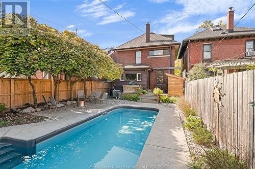 422 Moy Avenue, Windsor, ON - Outdoor With In Ground Pool