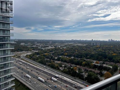 3505 - 115 Mcmahon Drive, Toronto, ON - Outdoor With Balcony With View