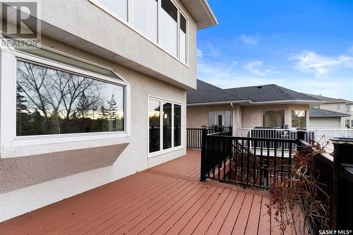 5018 Wascana Vista Court, Regina, SK - Outdoor With Deck Patio Veranda With Exterior