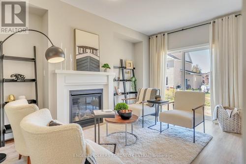 206 Cubitt Street, Clearview, ON - Indoor Photo Showing Living Room With Fireplace