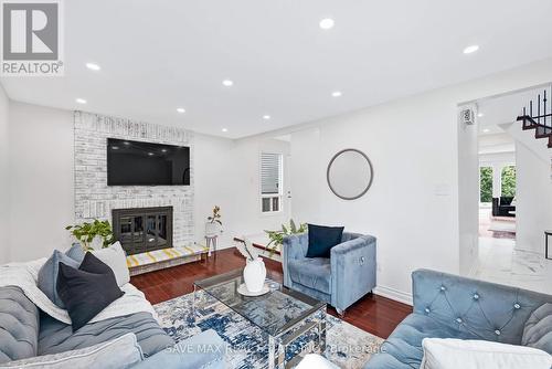 145 East Avenue, Toronto, ON - Indoor Photo Showing Living Room With Fireplace