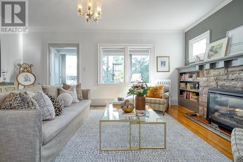 76 Evans Avenue, Toronto, ON - Indoor Photo Showing Living Room With Fireplace