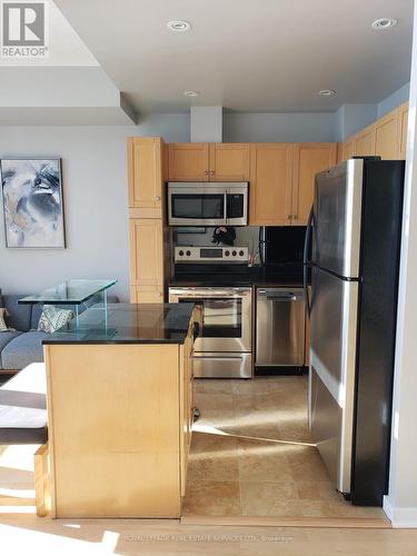 3308 - 8 York Street, Toronto, ON - Indoor Photo Showing Kitchen With Stainless Steel Kitchen