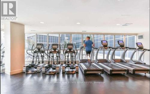 3308 - 8 York Street, Toronto, ON - Indoor Photo Showing Gym Room