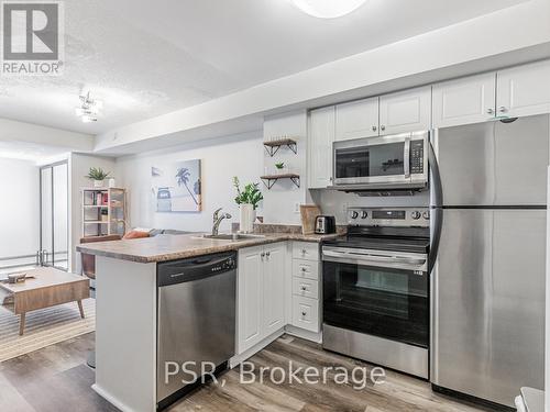 717 - 10 Laidlaw Street, Toronto, ON - Indoor Photo Showing Kitchen With Stainless Steel Kitchen With Upgraded Kitchen