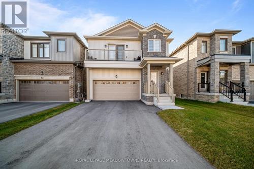 60 Harvest Crescent, Barrie, ON - Outdoor With Balcony With Facade