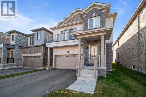 60 Harvest Crescent, Barrie, ON - Outdoor With Balcony With Facade