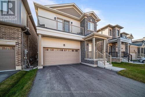 60 Harvest Crescent, Barrie, ON - Outdoor With Balcony With Facade